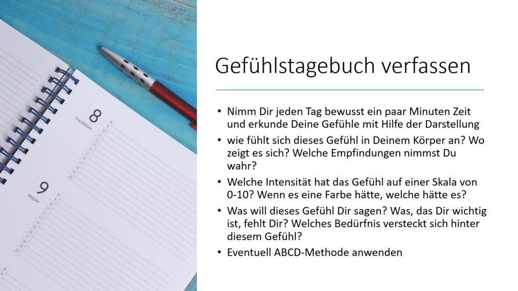 Gefühlstagesbuch
